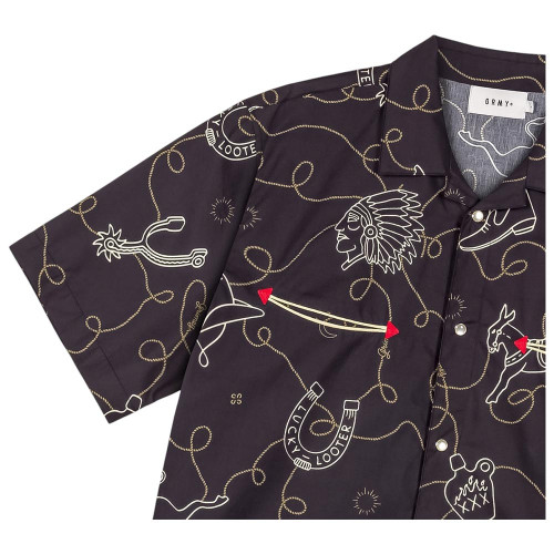 Grimey Ανδρικό πουκάμισο Lone Hand Button Up Shirt